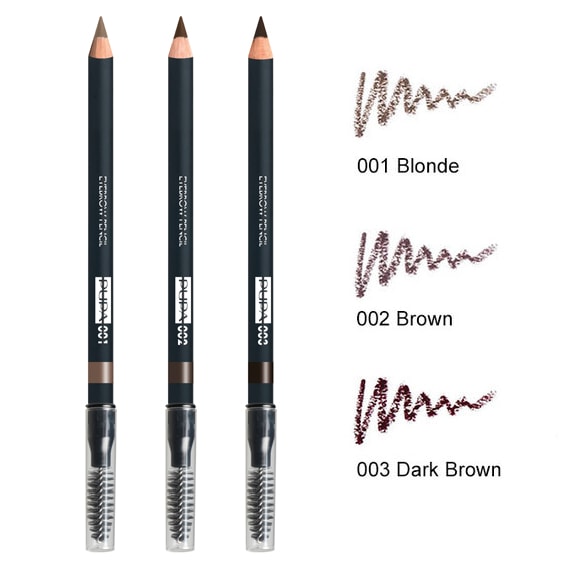 مداد ابرو ضد آب پوپا Eyebrow Pencil 03 - قهوه‌ای تیره - Thumbnail