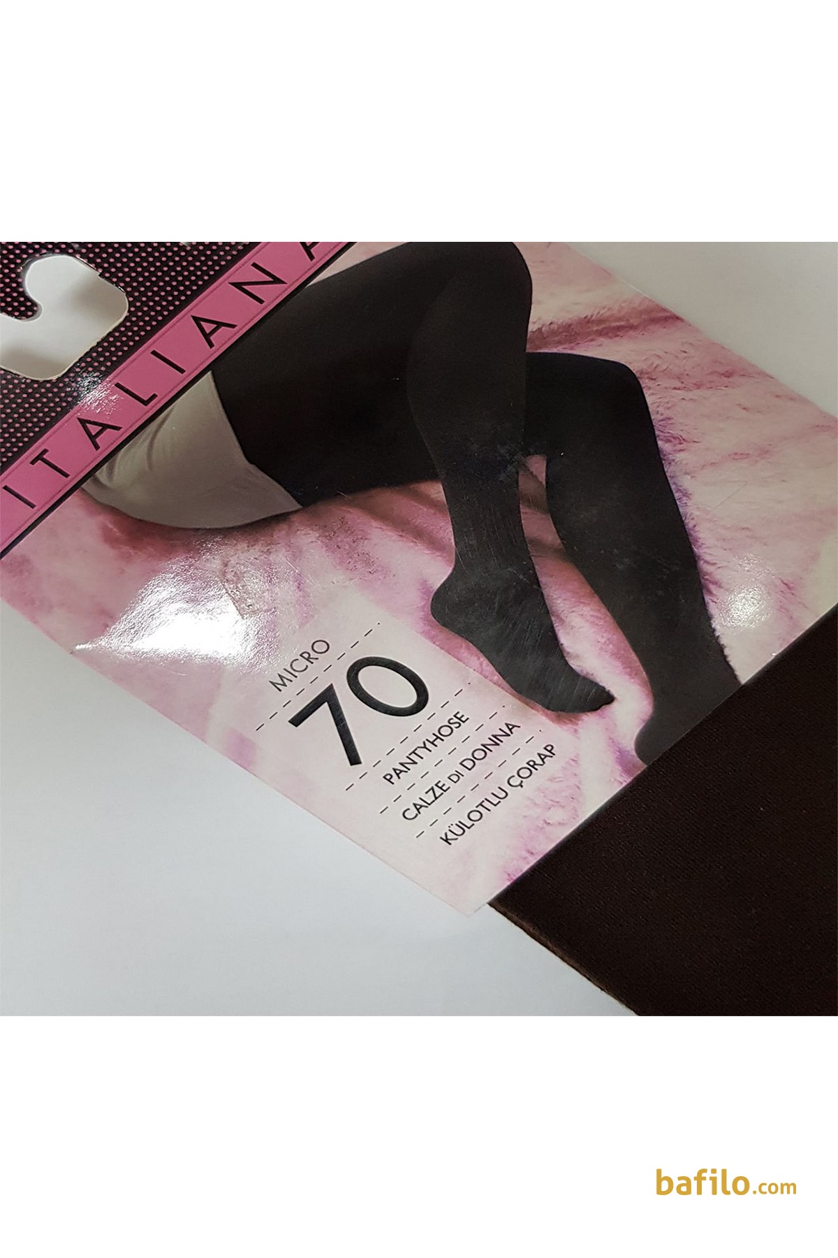 جوراب شلواری ضخیم زنانه ایتالیانا Mikro 70 کرم - Thumbnail