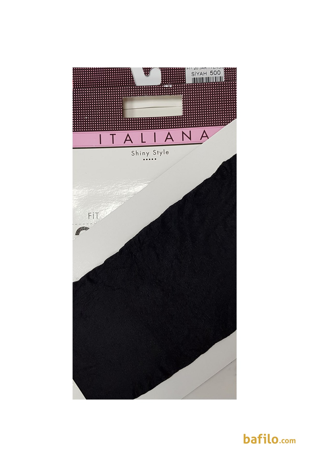 جوراب شلواری دکلته سایز بزرگ ایتالیانا Fit Parmaksiz 15 مشکی - Thumbnail